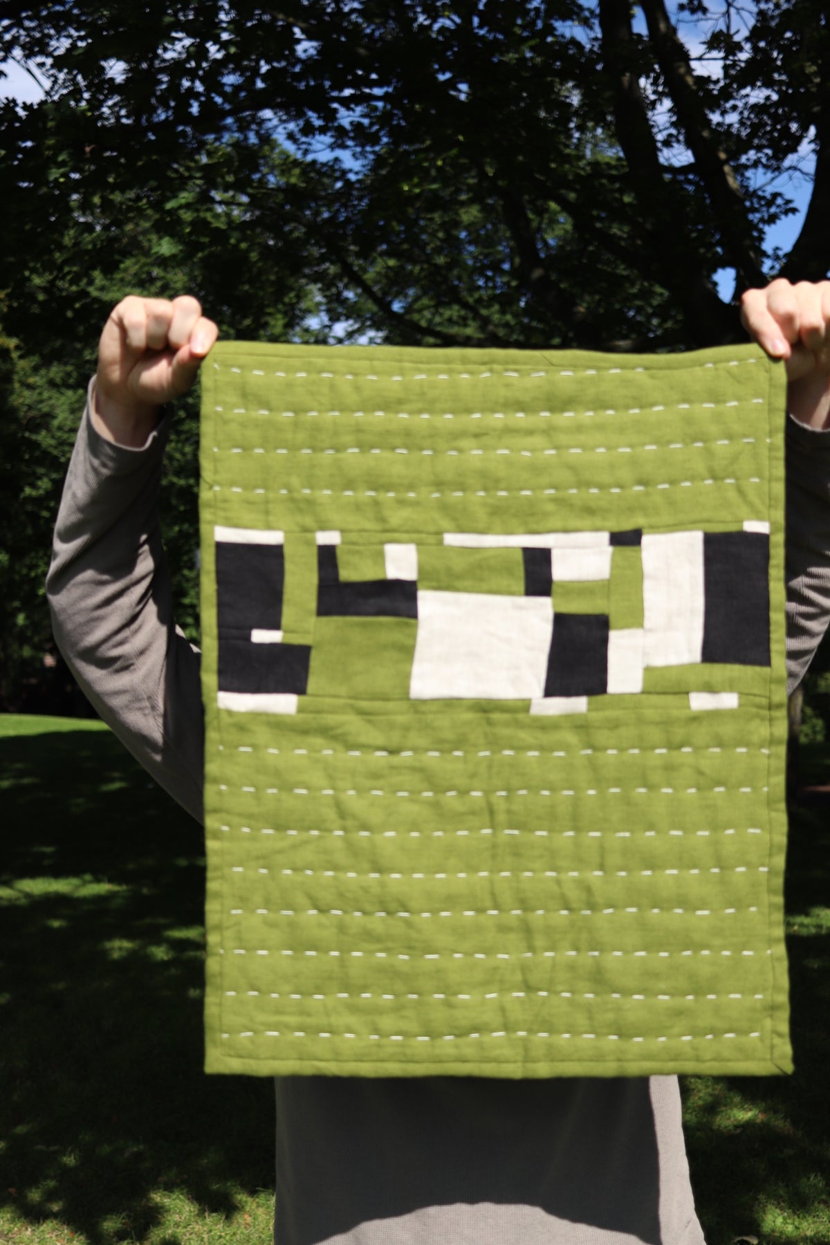 Personalised baby quilt or wall hanging