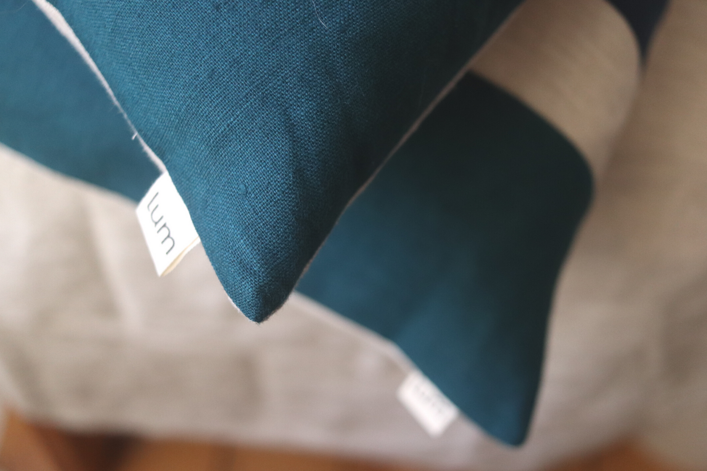 Basking shark corner of stacked cushions