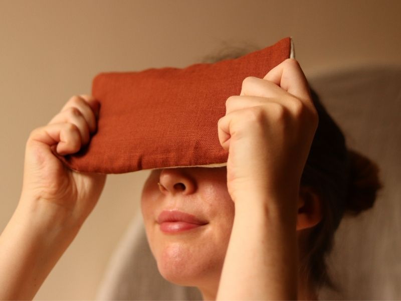 Red Squirrel | Relaxing Eye Pillow | Hot and Cold Therapy