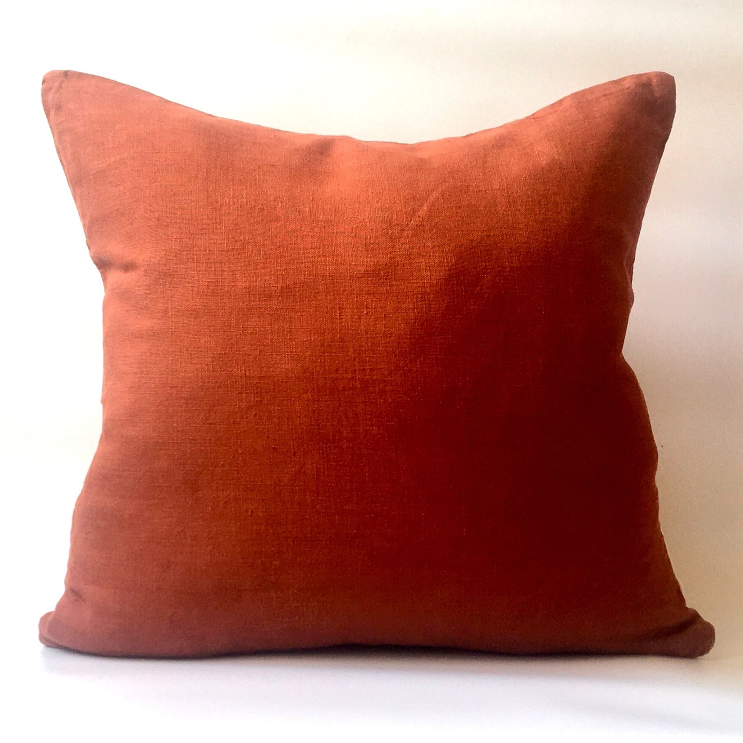 red squirrel rust red cushion front