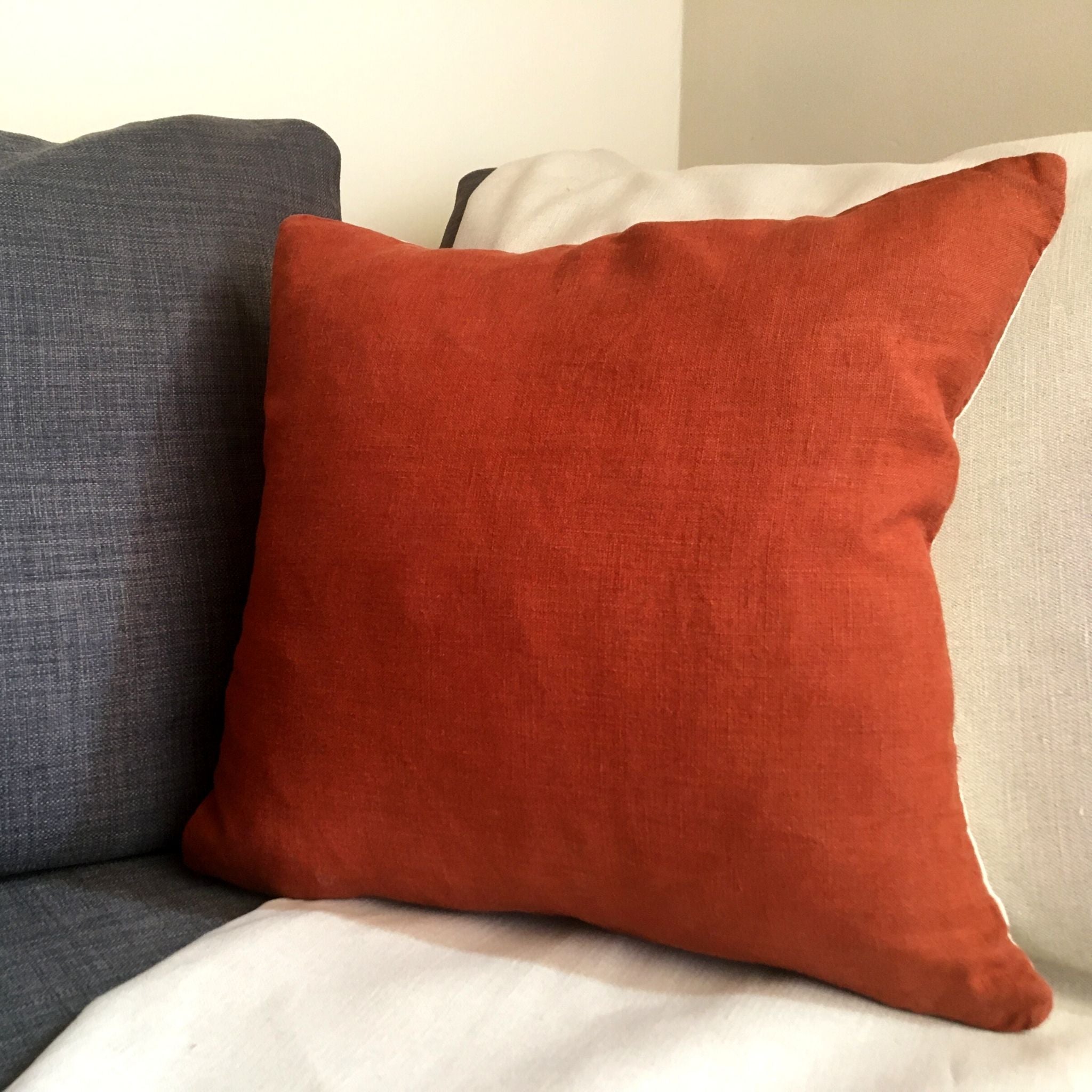 Rust shop decorative pillows