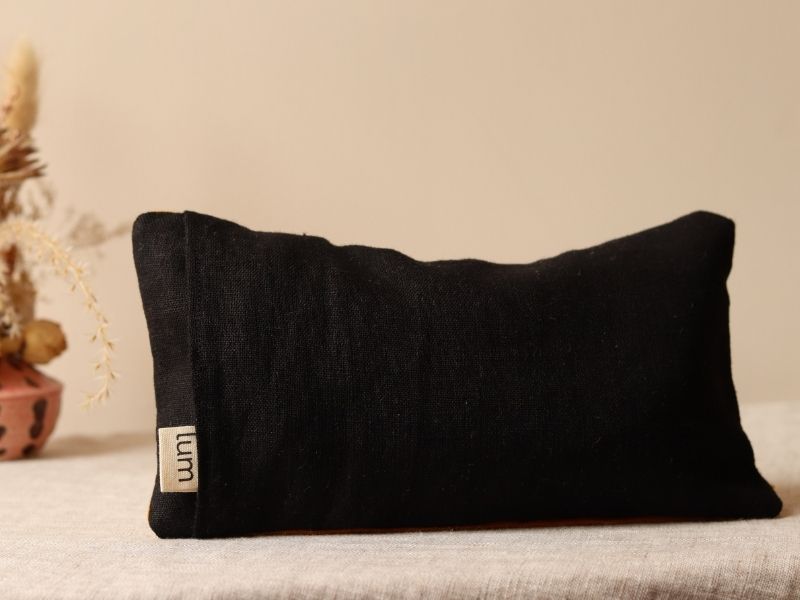 Long shop black pillow