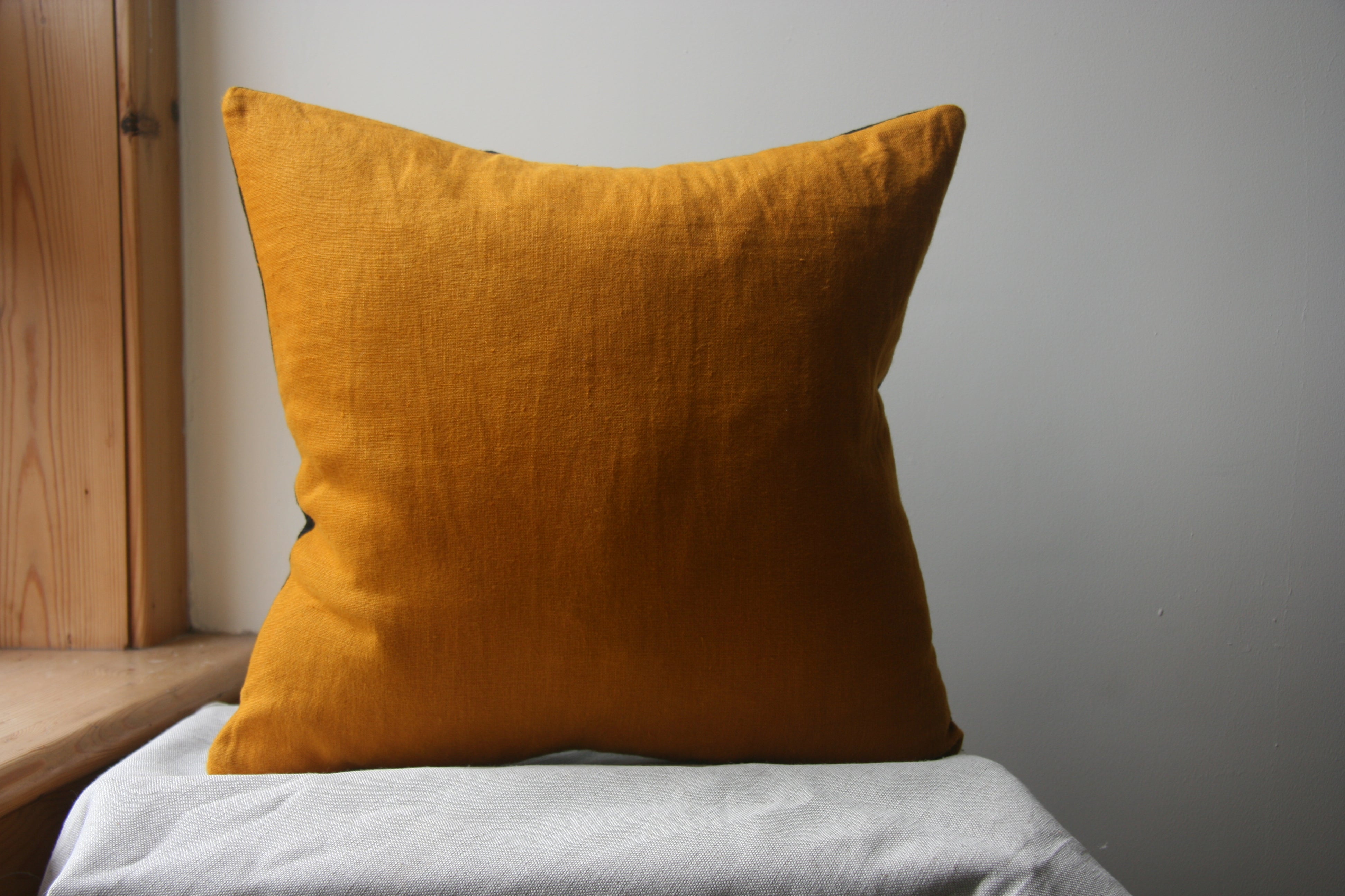 Burnt yellow throw clearance pillows